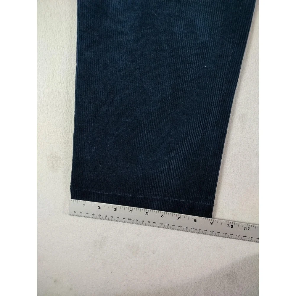 Polo Ralph Lauren Corduroy Pants Mens 36x32 Blue Stretch‎ Classic Fit Old Money